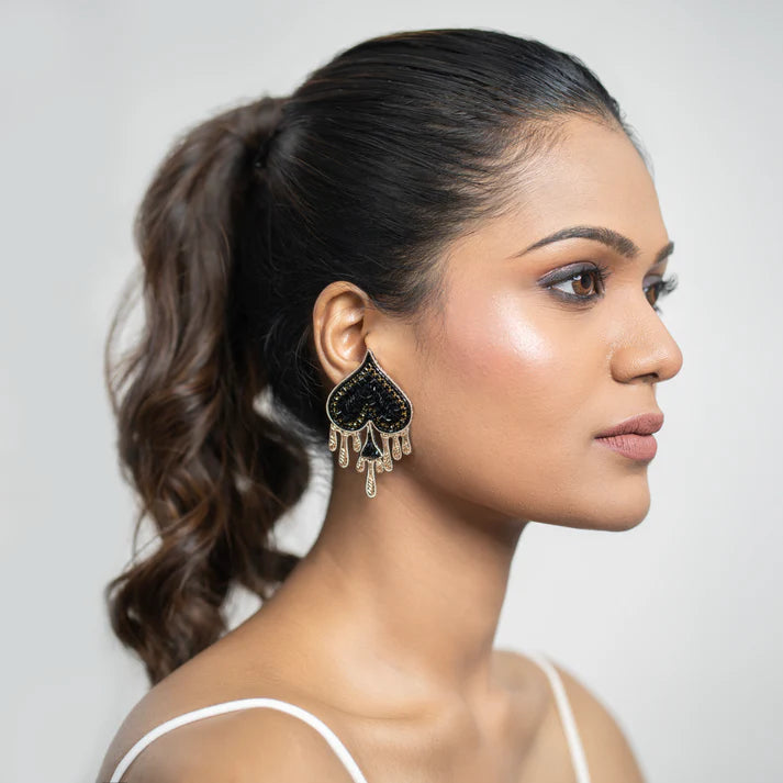 Spade Drip Earrings - Reynara Jewelry | Queen Jewelry