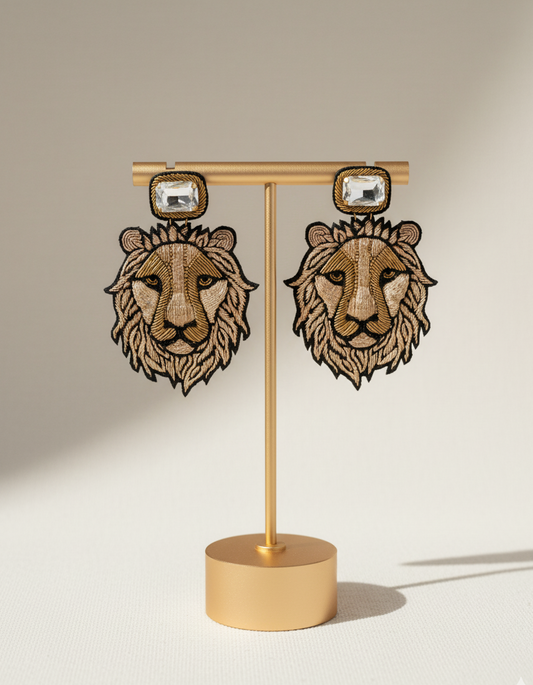 Lion Earrings