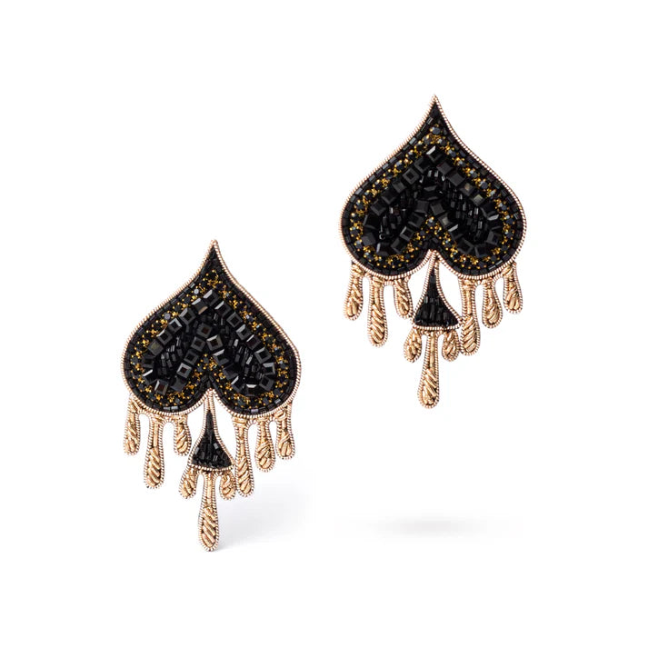 Spade Drip Earrings - Reynara Jewelry | Queen Jewelry