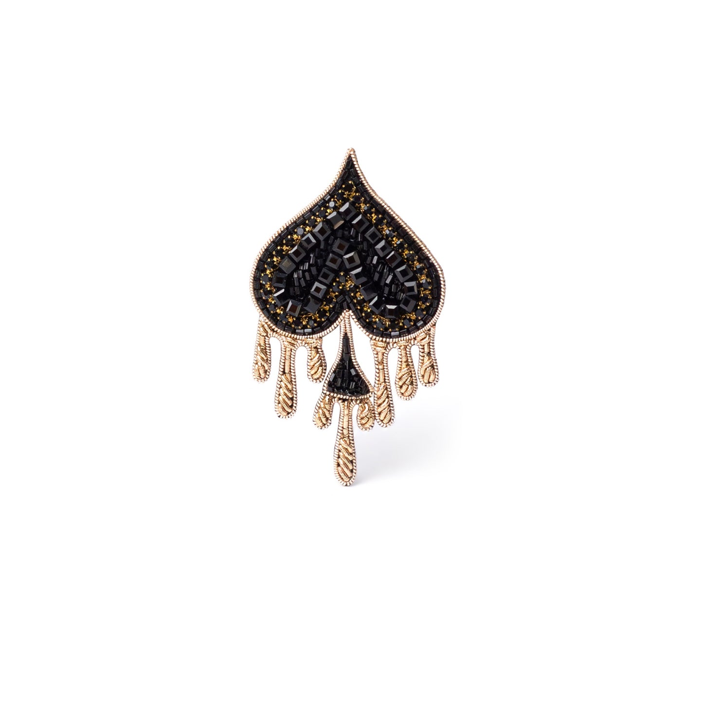 Spade Drip Brooch
