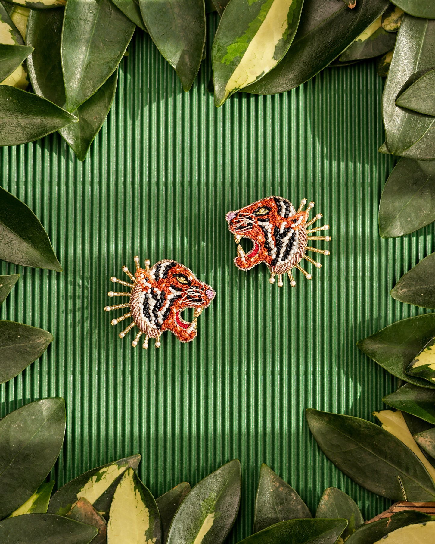 Tiger Earrings - Reynara Jewelry | Queen Jewelry