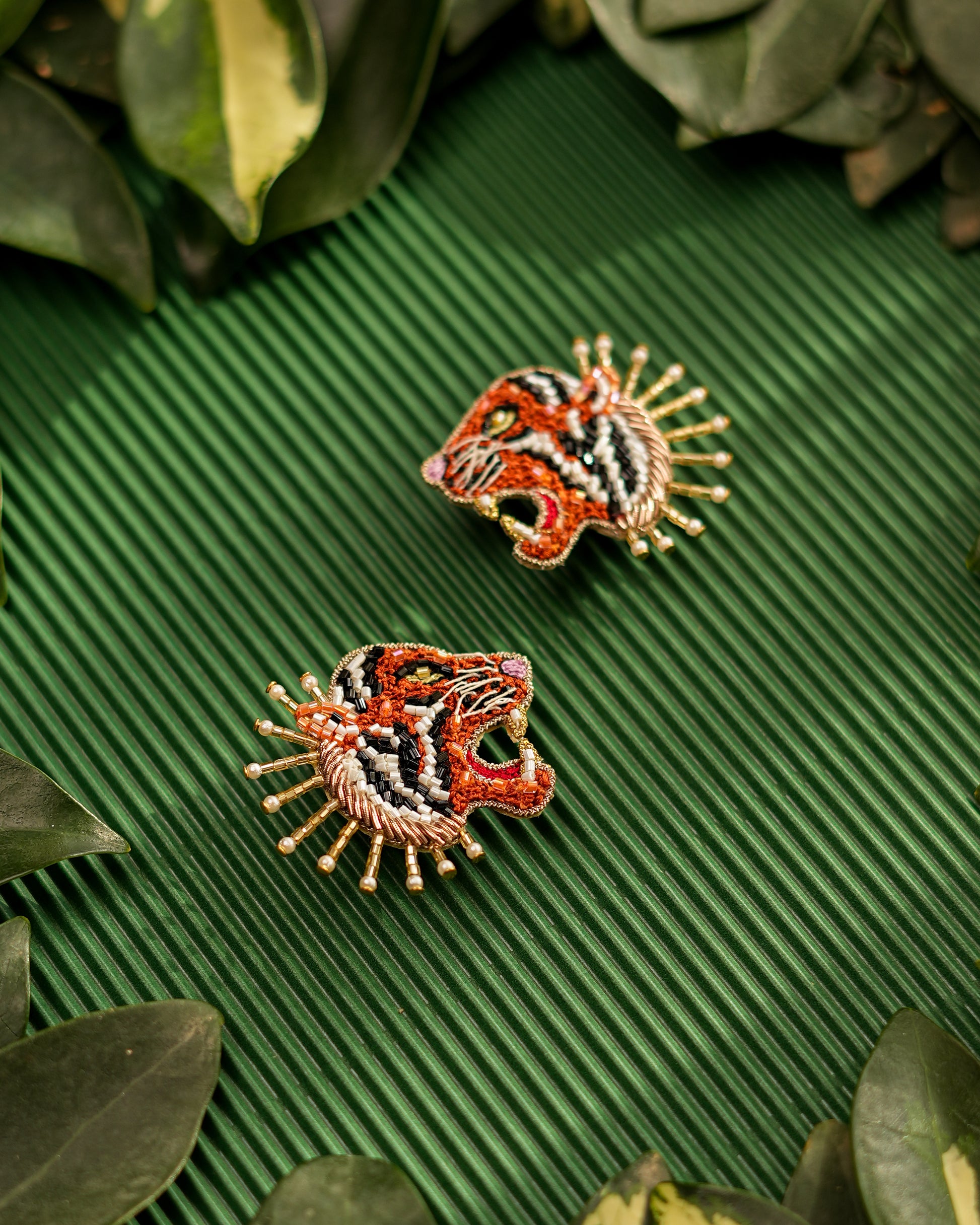 Tiger Earrings - Reynara Jewelry | Queen Jewelry