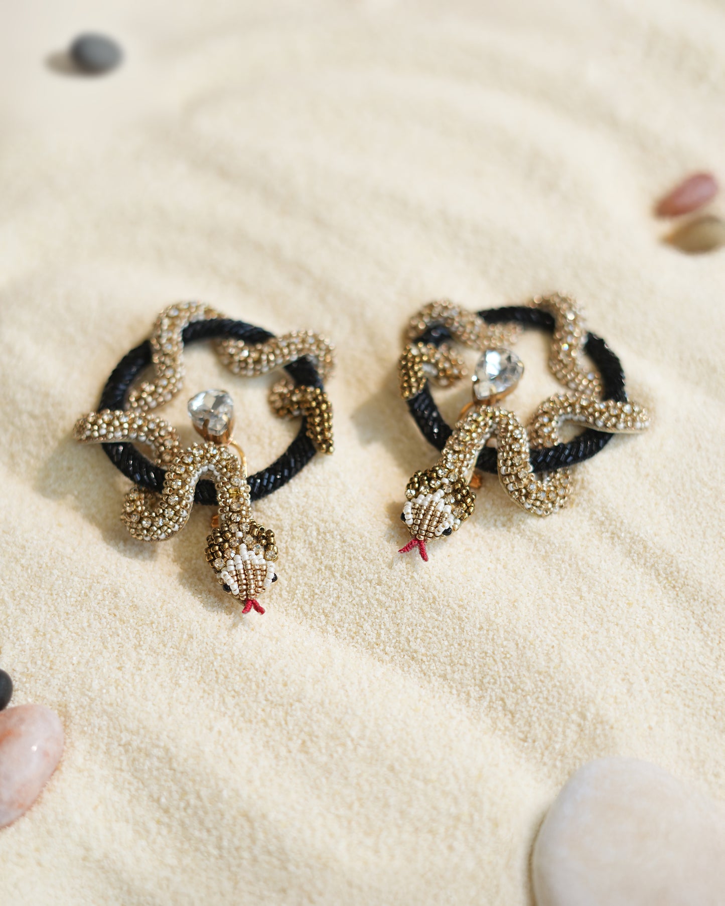 Snake Earrings - Reynara Jewelry | Queen Jewelry