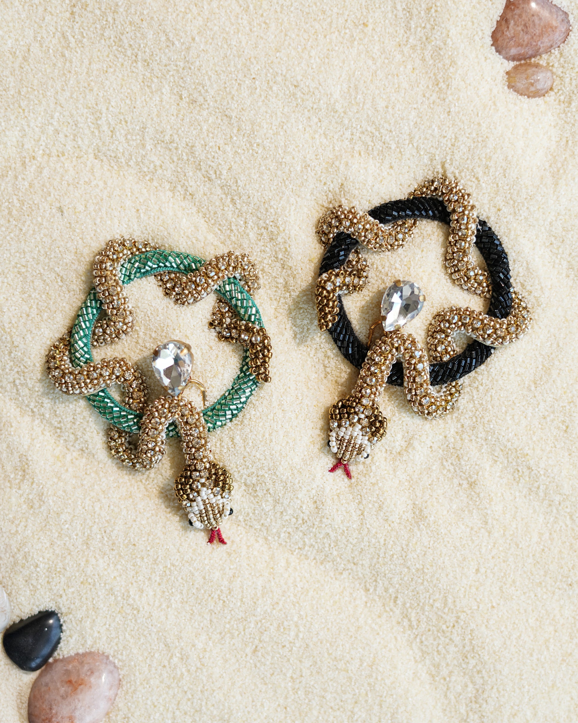 Snake Earrings - Reynara Jewelry | Queen Jewelry