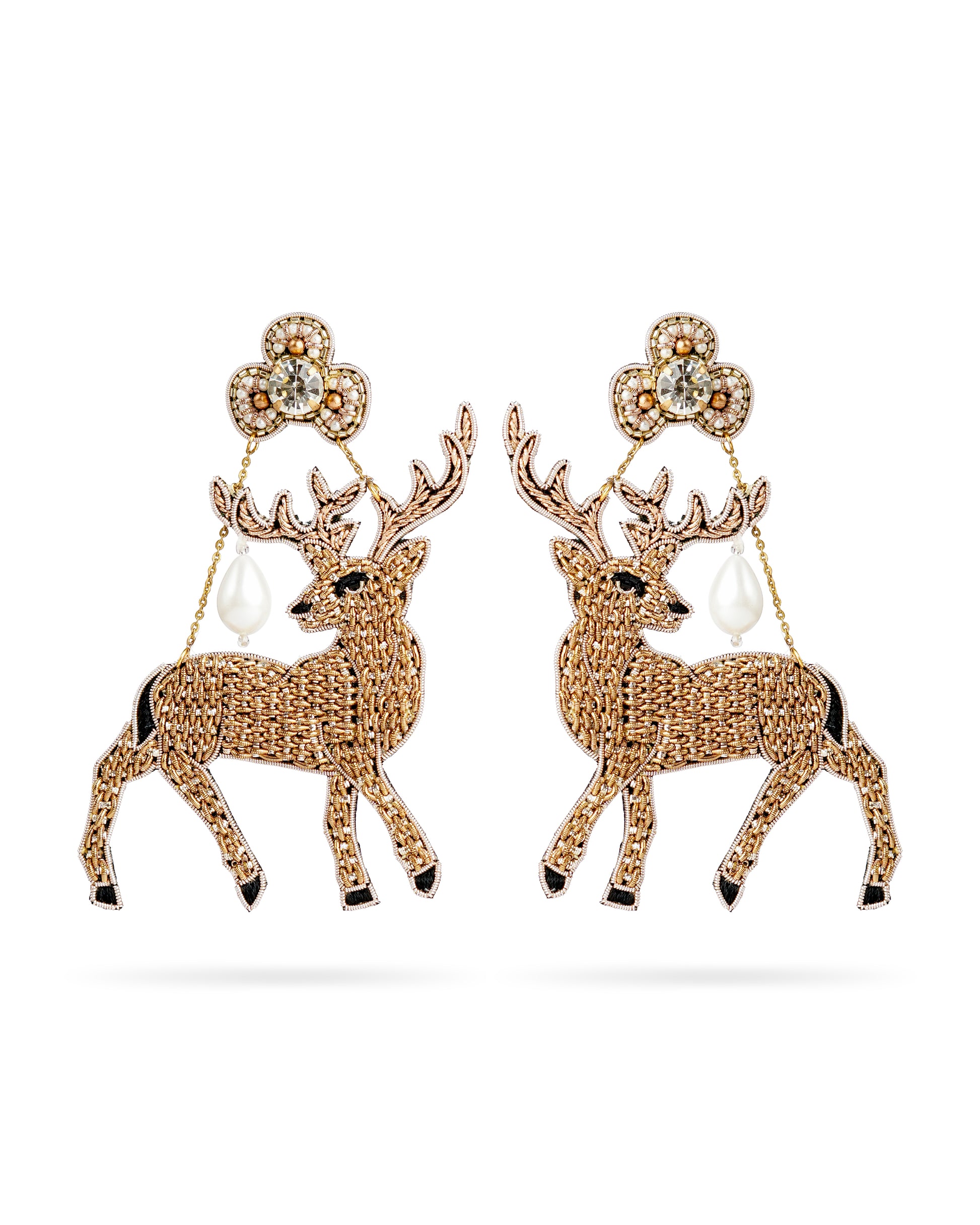 Deer Earrings - Reynara Jewelry | Queen Jewelry