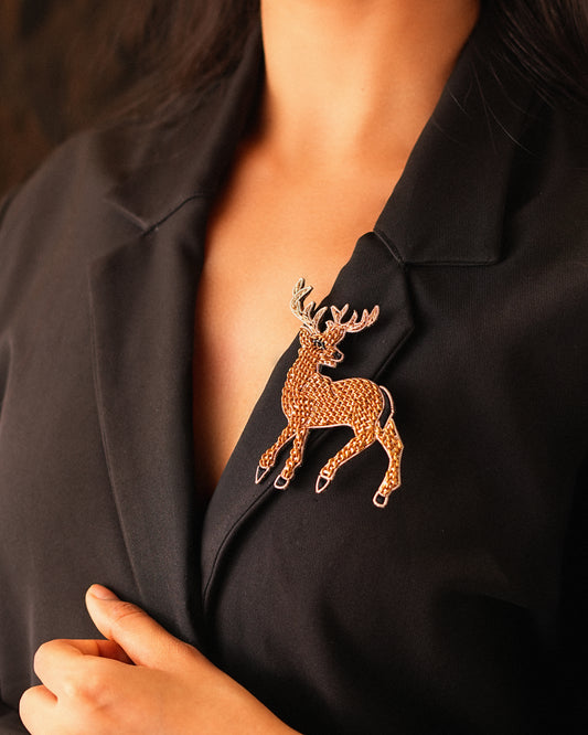 Deer Brooch