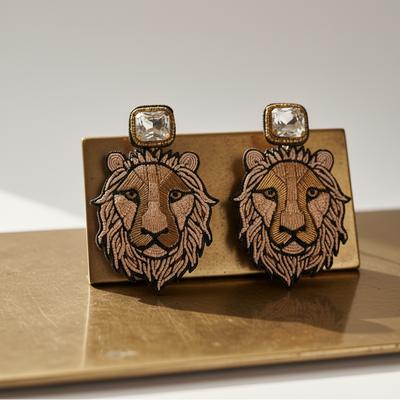 Lion Earrings