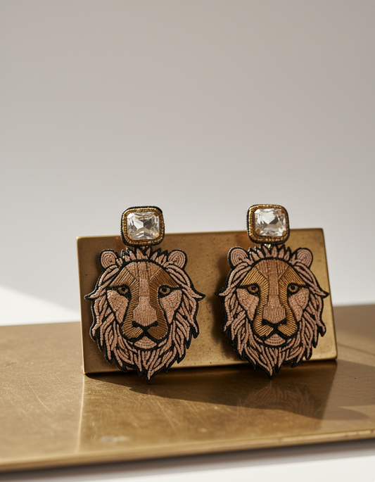 Lion Earrings
