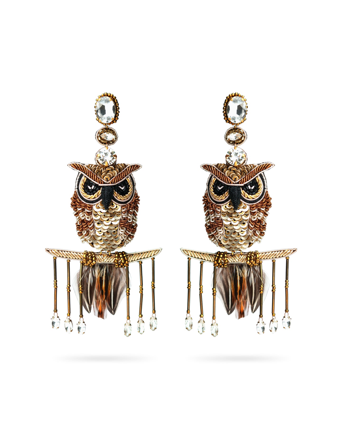 Owl Earrings - Reynara Jewelry | Queen Jewelry