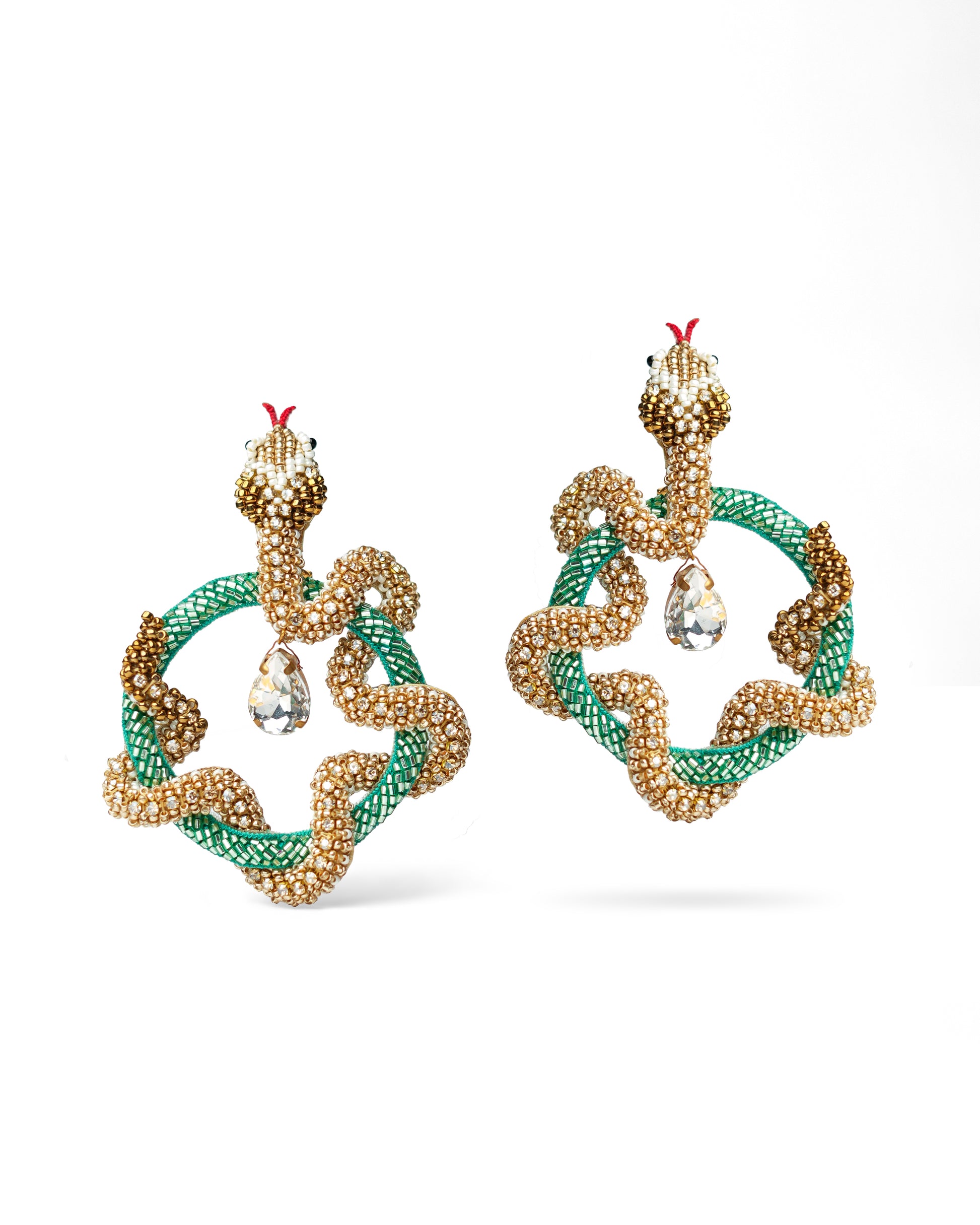 Snake Earrings - Reynara Jewelry | Queen Jewelry