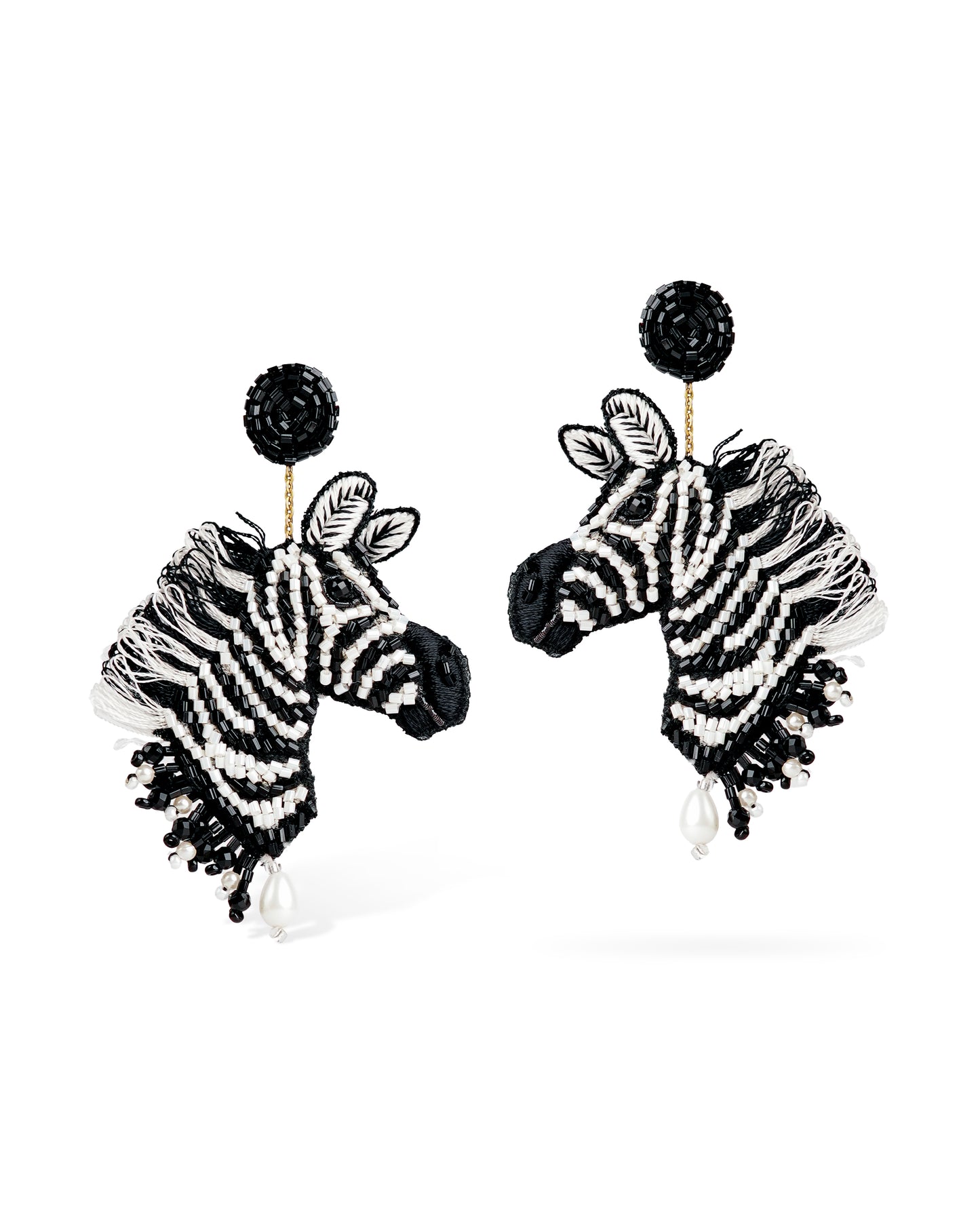 Zebra Earrings - Reynara Jewelry | Queen Jewelry