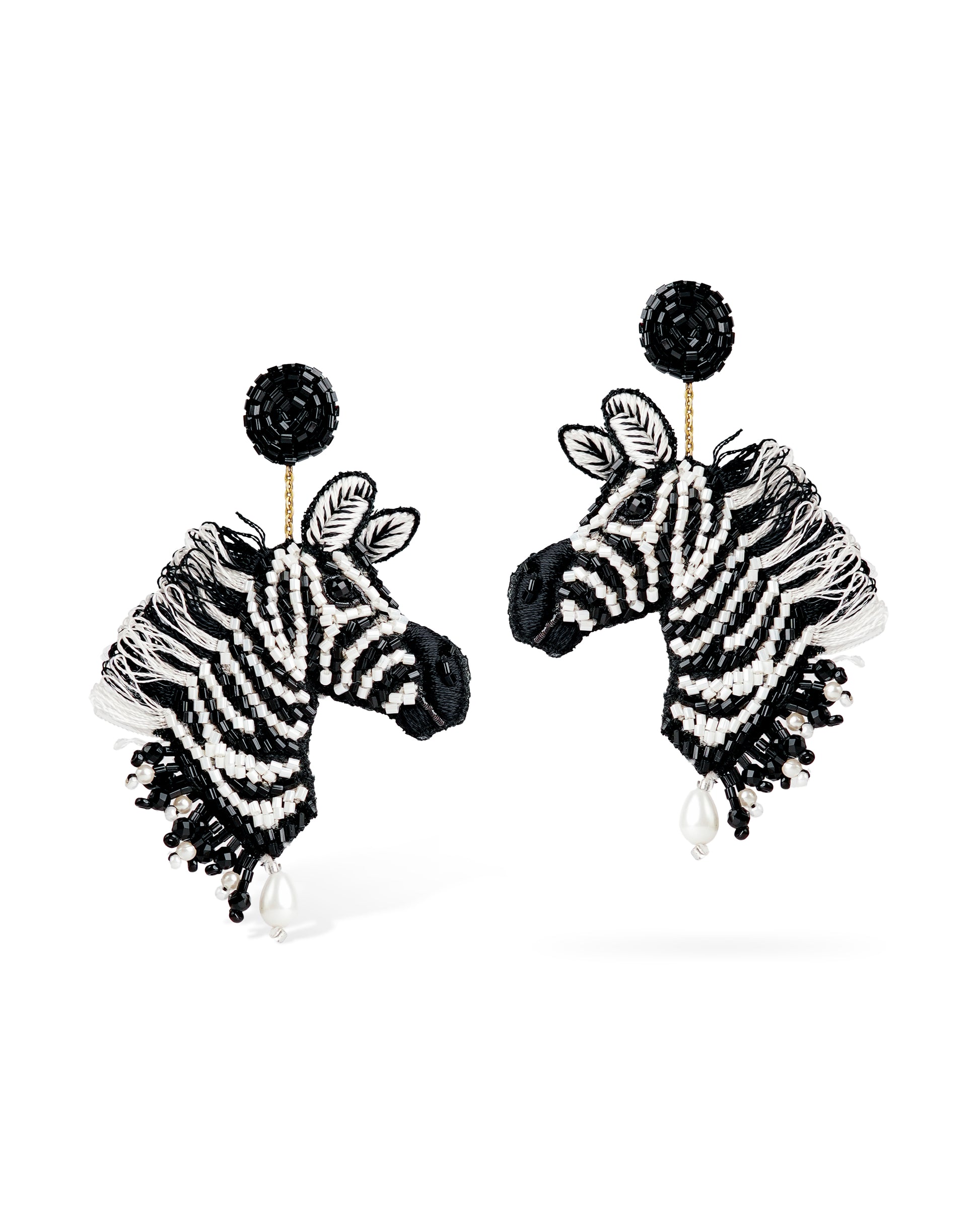 Zebra Earrings - Reynara Jewelry | Queen Jewelry
